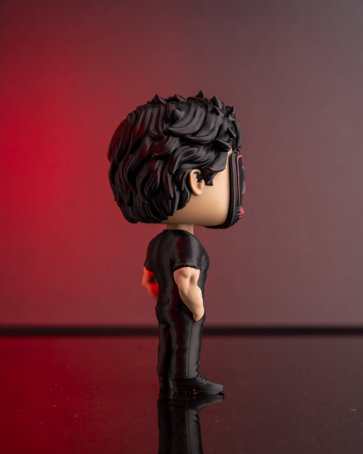 The Malicious Elite dark academia figure for the bookshelf