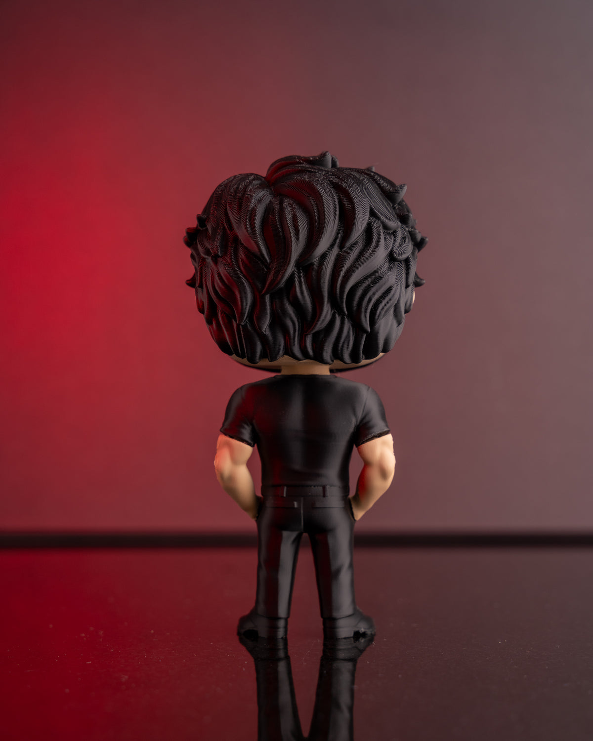 The Malicious Elite collectible figure — limited edition of 50, multi-color 3D printed