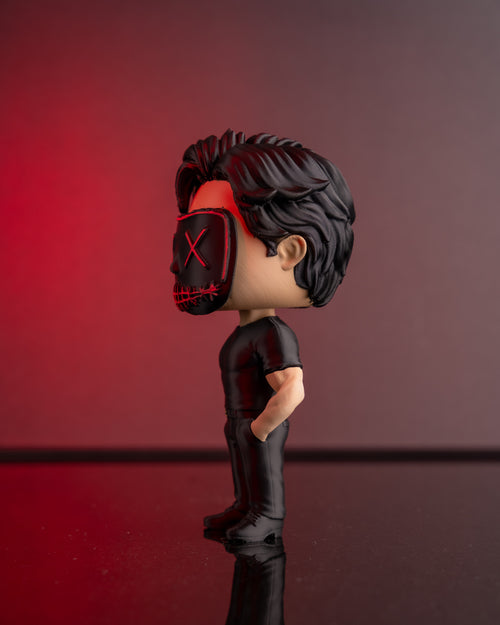 The Malicious Elite chibi figure, hand-finished in Chur, Switzerland