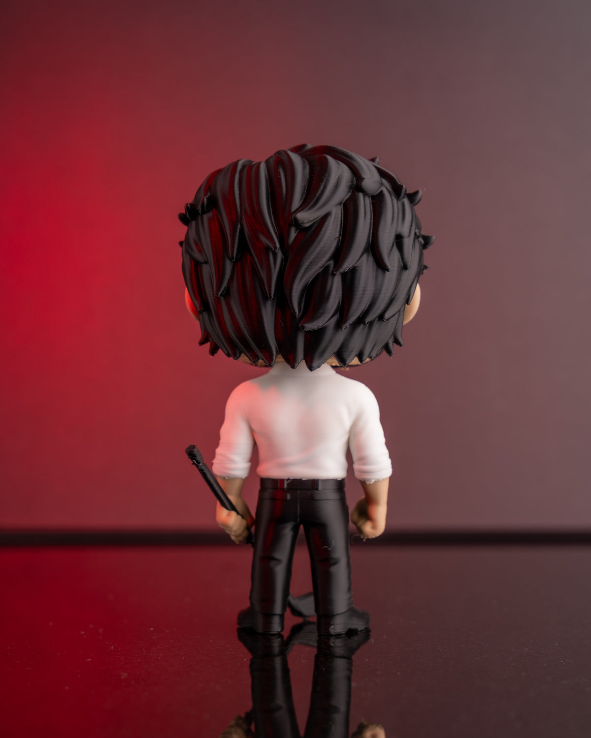 The Masked Wrath collectible figure — limited edition of 50, multi-color 3D printed