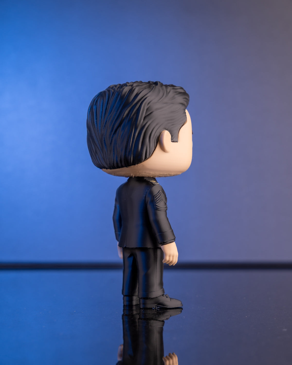 The Colonel military romance collectible figure on a bookshelf