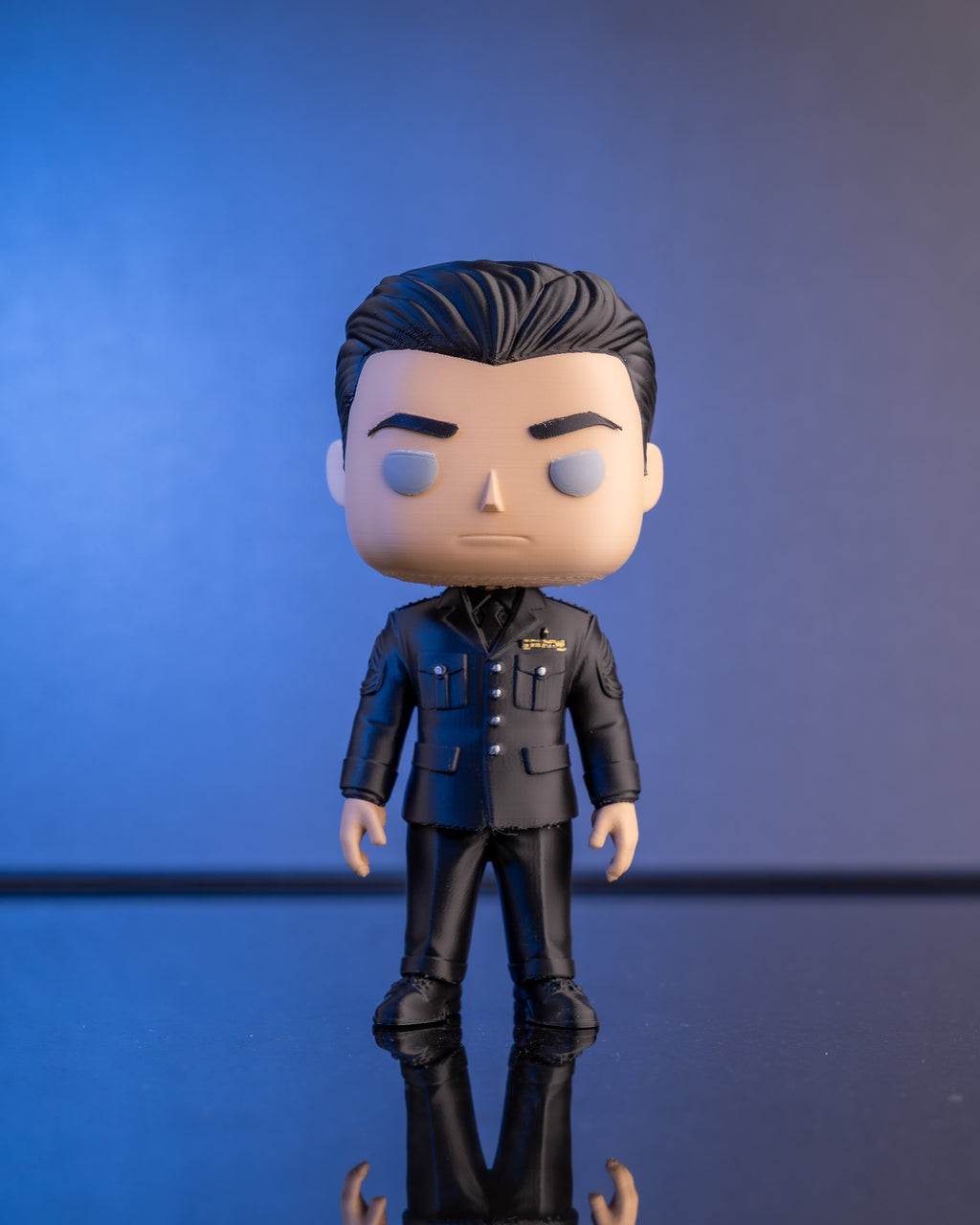 The Colonel — chibi military dark romance BookToy collectible figure, 15 cm